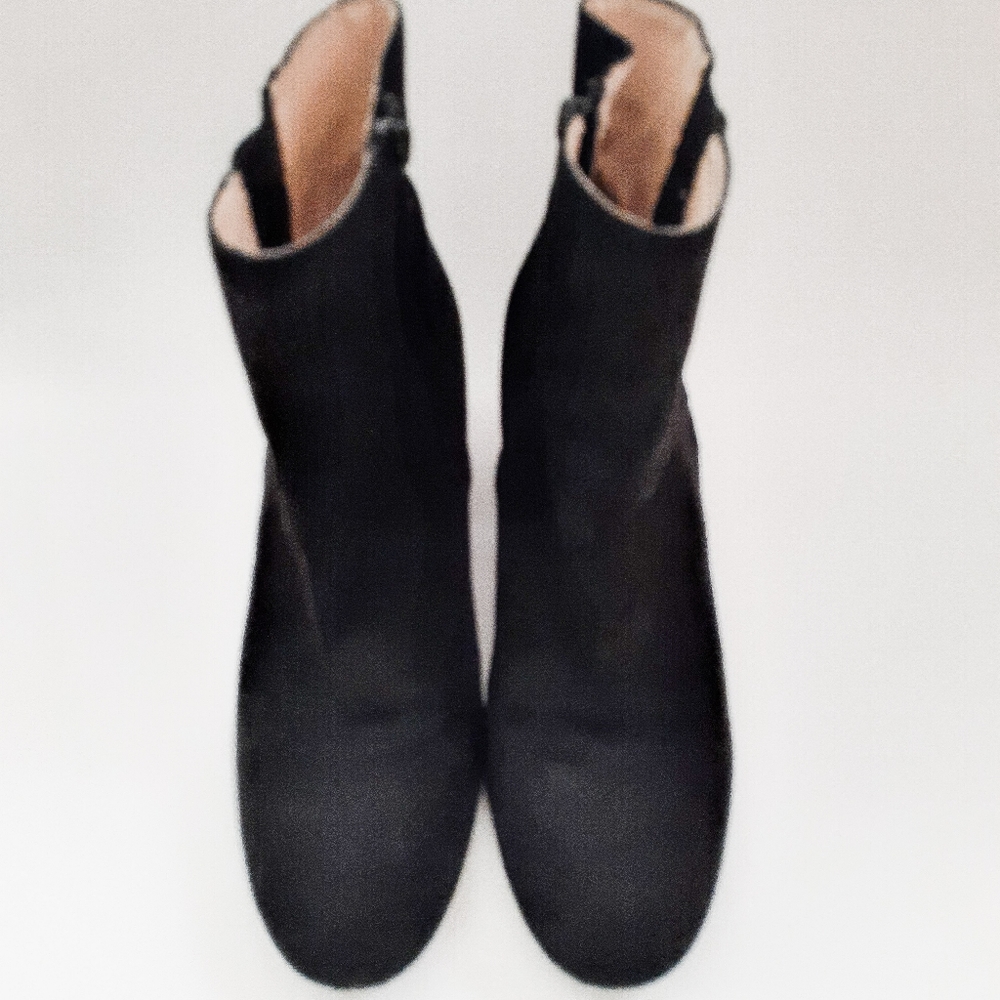 Nine West Suede Criss Cross Q Booties - Picture 3 of 6